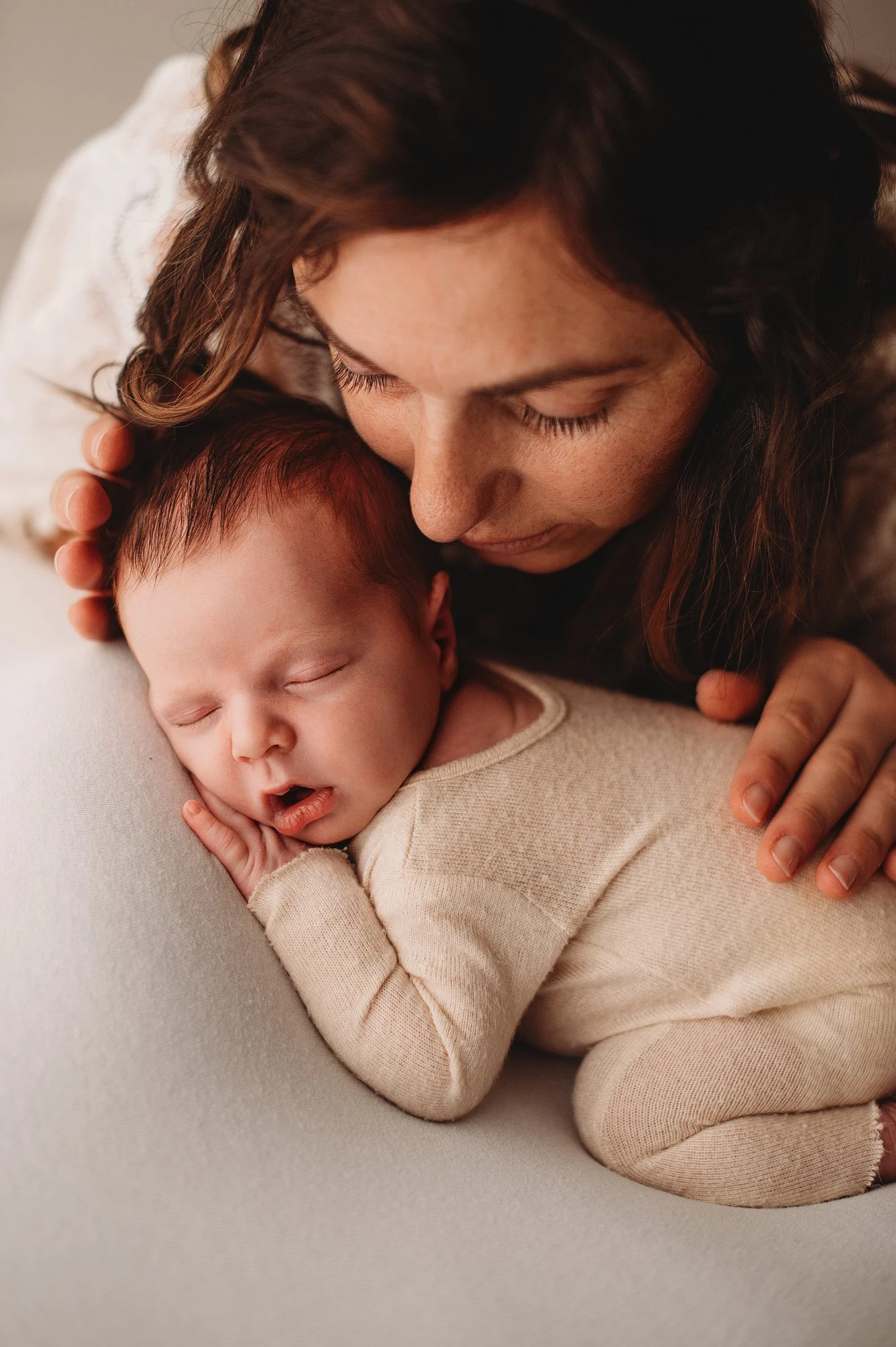 mamma e figlio newborn